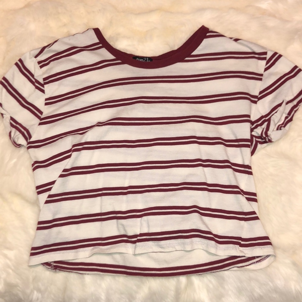 Stripped crop top